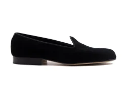 Slippers<Edward Green Albert Black Velvet