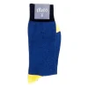 Socks<Corgi Alfred Plain Socks Navy