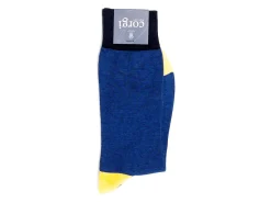 Socks<Corgi Alfred Plain Socks Navy