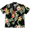 Aloha Shirts<Paradise Found Aloha Shirt Cotton Orchid Paradise Black