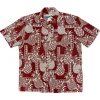 Aloha Shirts<Paradise Found Aloha Shirt Cotton Tapa Pineapple Red