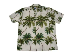 Aloha Shirts<Paradise Found Aloha Shirt Cotton Wailea Palms White
