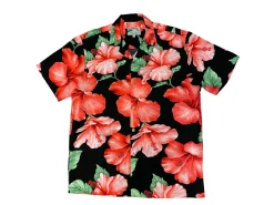 Aloha Shirts<Paradise Found Aloha Shirt Hibiscus Blossom Black