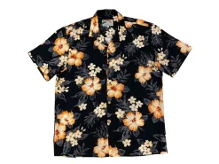 Aloha Shirts<Paradise Found Aloha Shirt Hibiscus Garden Black