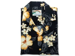 Aloha Shirts<Paradise Found Aloha Shirt Hibiscus Garden Black
