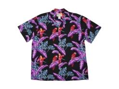 Aloha Shirts<Paradise Found Aloha Shirt Jungle Bird Black