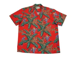 Aloha Shirts<Paradise Found Aloha Shirt Jungle Bird Red