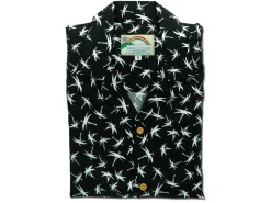 Aloha Shirts<Paradise Found Aloha Shirt Magnum Bamboo Black