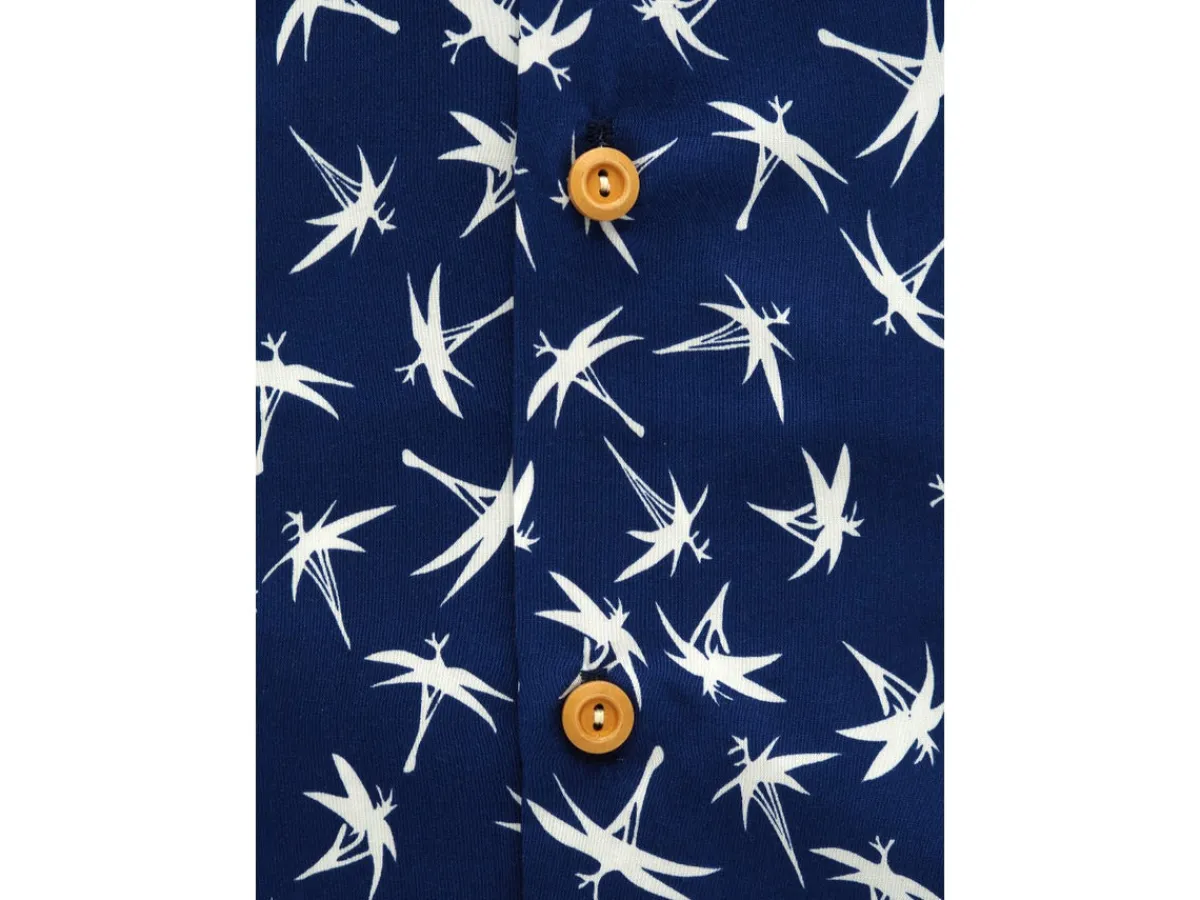 Aloha Shirts<Paradise Found Aloha Shirt Magnum Bamboo Navy