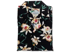 Aloha Shirts<Paradise Found Aloha Shirt Star Orchid Black