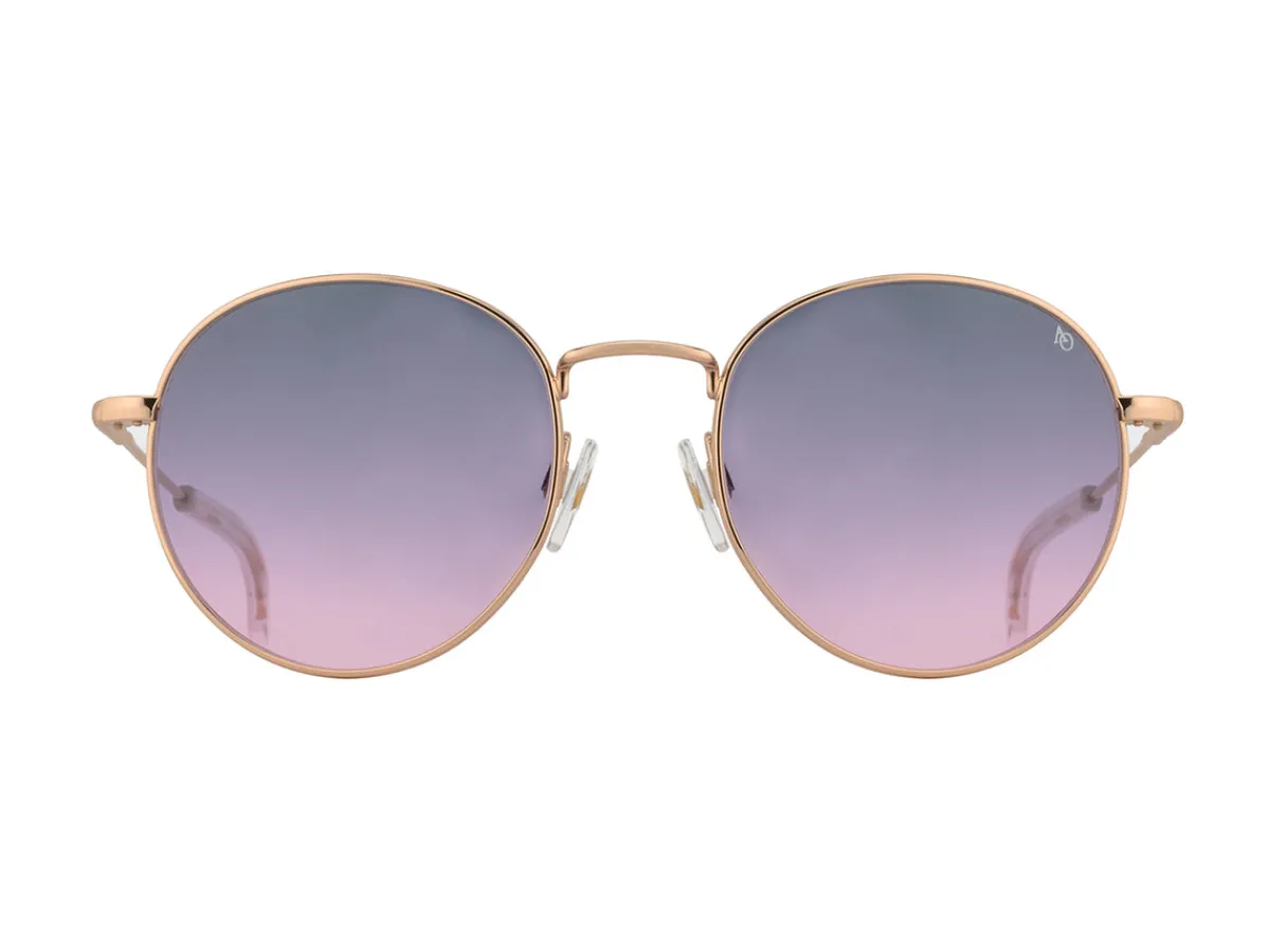 Sunglasses | Eyewear<American Optical AO-1002 Rose Gold Pink Gradient Lens