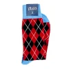 Socks<Corgi Argyle Socks Red