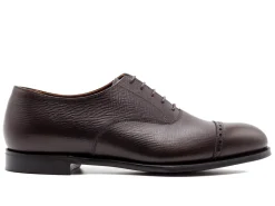 Oxfords<Crockett & Jones Ballarat Dark Brown Willow Grain
