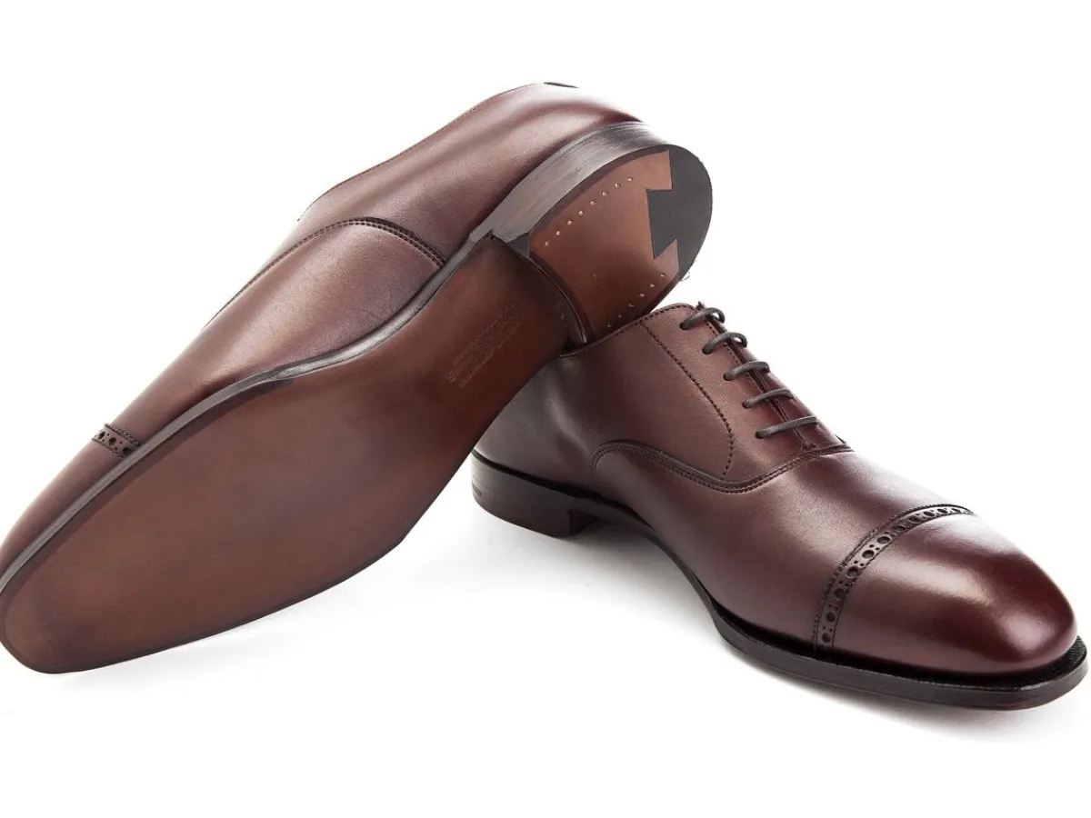 Oxfords | Brogues<Crockett & Jones Belgrave Chestnut Antique Calf