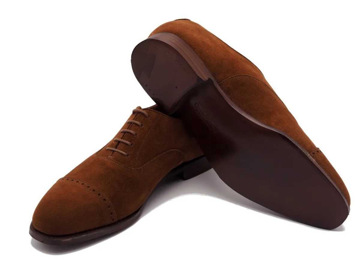 Oxfords | Brogues<Crockett & Jones Belgrave Polo Brown Suede