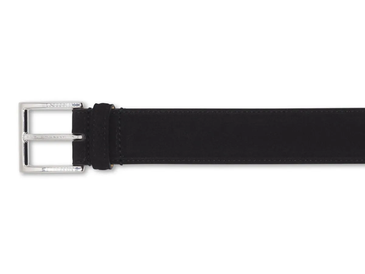 Belts | Suede<Crockett & Jones Belt Black Suede