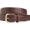 Belts<Crockett & Jones Belt Brown Woven Calf