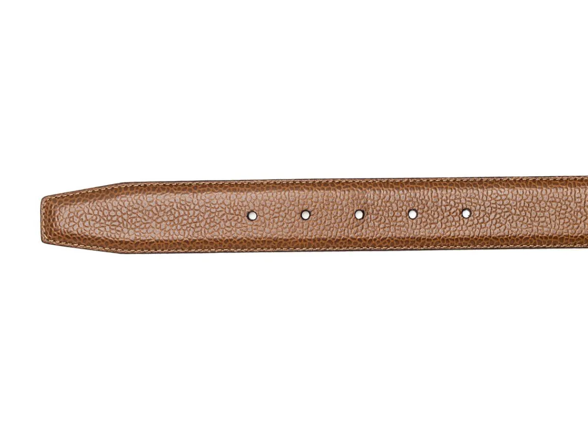 Belts<Crockett & Jones Belt Tan Scotch Grain