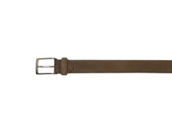 Belts<Simonnot Godard Belt with Nickel Buckle Brown Suede