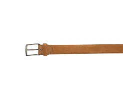 Belts<Simonnot Godard Belt with Nickel Buckle Tobacco Suede
