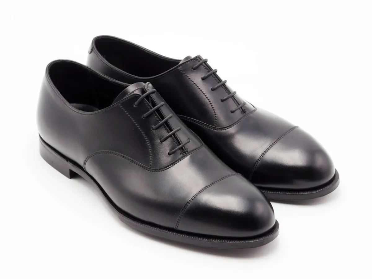Oxfords | Straight Cap Oxfords<Crockett & Jones Bendigo Black Calf