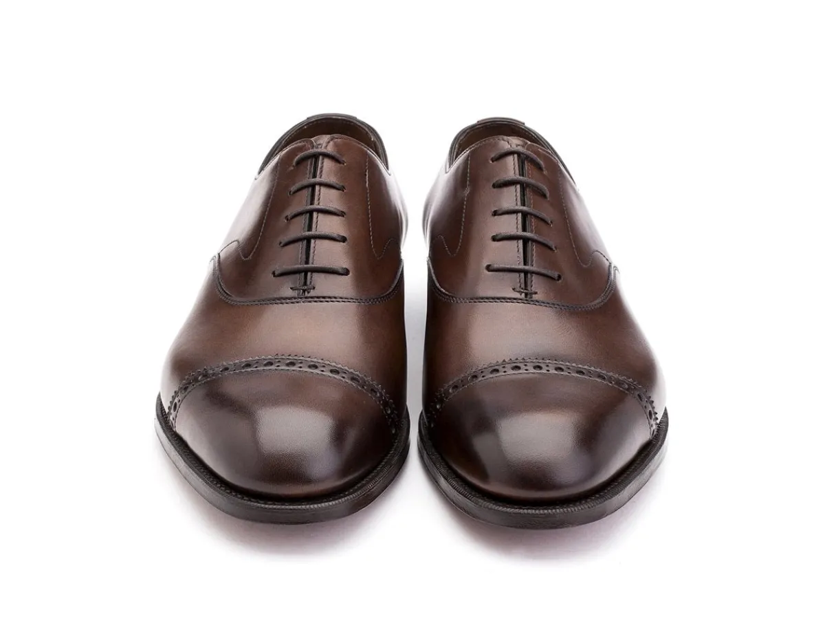 Wide Fitting | Oxfords<Edward Green Berkeley Dark Oak Antique Calf F-width