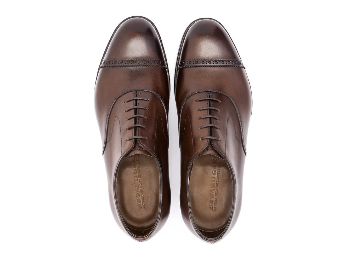 Wide Fitting | Oxfords<Edward Green Berkeley Dark Oak Antique Calf F-width
