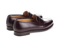 Summer Shoes | Penny Loafers<Crockett & Jones Boston Burgundy Cavalry Calf
