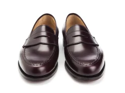 Summer Shoes | Penny Loafers<Crockett & Jones Boston Burgundy Cavalry Calf