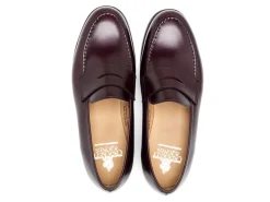 Summer Shoes | Penny Loafers<Crockett & Jones Boston Burgundy Cavalry Calf