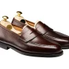Summer Shoes | Rubber Soles<Crockett & Jones Boston Dark Brown Country Calf