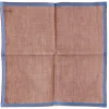 Pocket Squares<Simonnot Godard Brown-Light Blue Amalfi Pocket Square