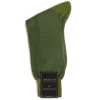 Socks<Bresciani Calf Length Cotton Socks Green & Blue Herringbone