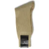 Socks<Bresciani Calf Length Cotton Socks 3-Ply Cream