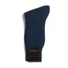 Socks<Bresciani Calf Length Cotton Socks 3-Ply Bluette