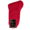 Socks<Bresciani Calf Length Cotton Socks Red