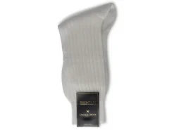 Socks<Bresciani Calf Length Cotton Socks 3-Ply White