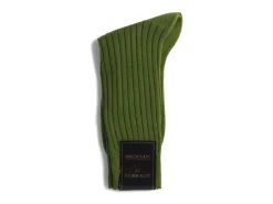 Socks<Bresciani Calf Length Cotton Socks 3-Ply Faida