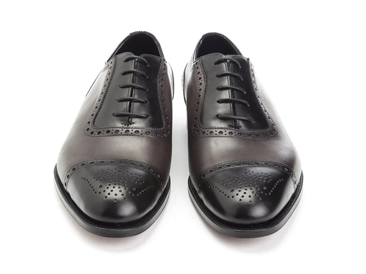 Two-tone | Oxfords<Edward Green Canterbury Black & Cloud Antique Calf
