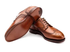 Derbys | Brogues<Crockett & Jones Cardiff Tan Burnished Calf