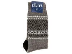 Socks<Corgi Cashmere Cotton Socks Grey