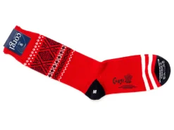 Socks<Corgi Cashmere Cotton Socks Red
