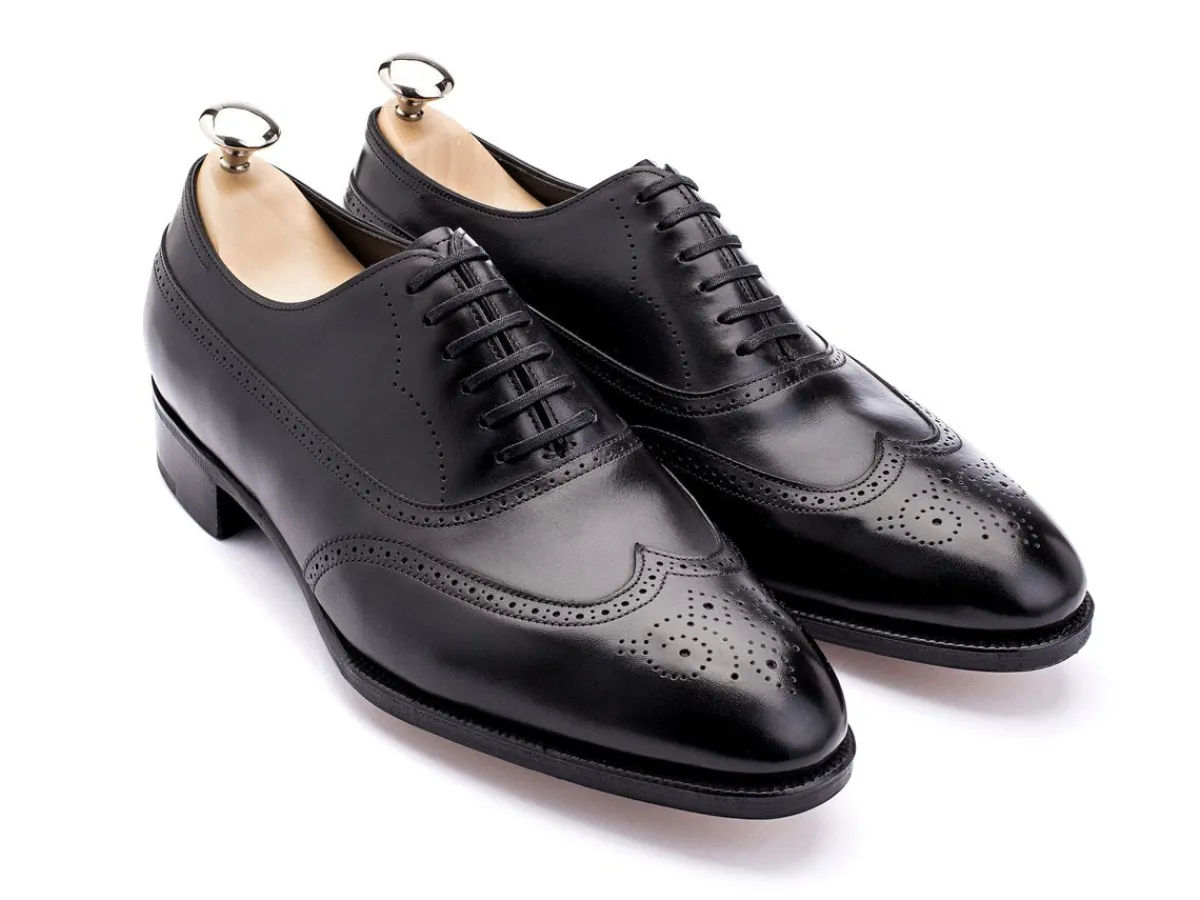 Wide Fitting | Oxfords<John Lobb Cavendish Black Oxford Calf EE-width