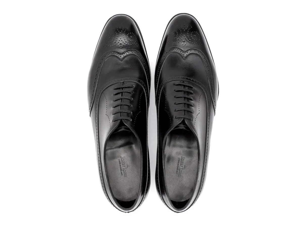 Wide Fitting | Oxfords<John Lobb Cavendish Black Oxford Calf EE-width