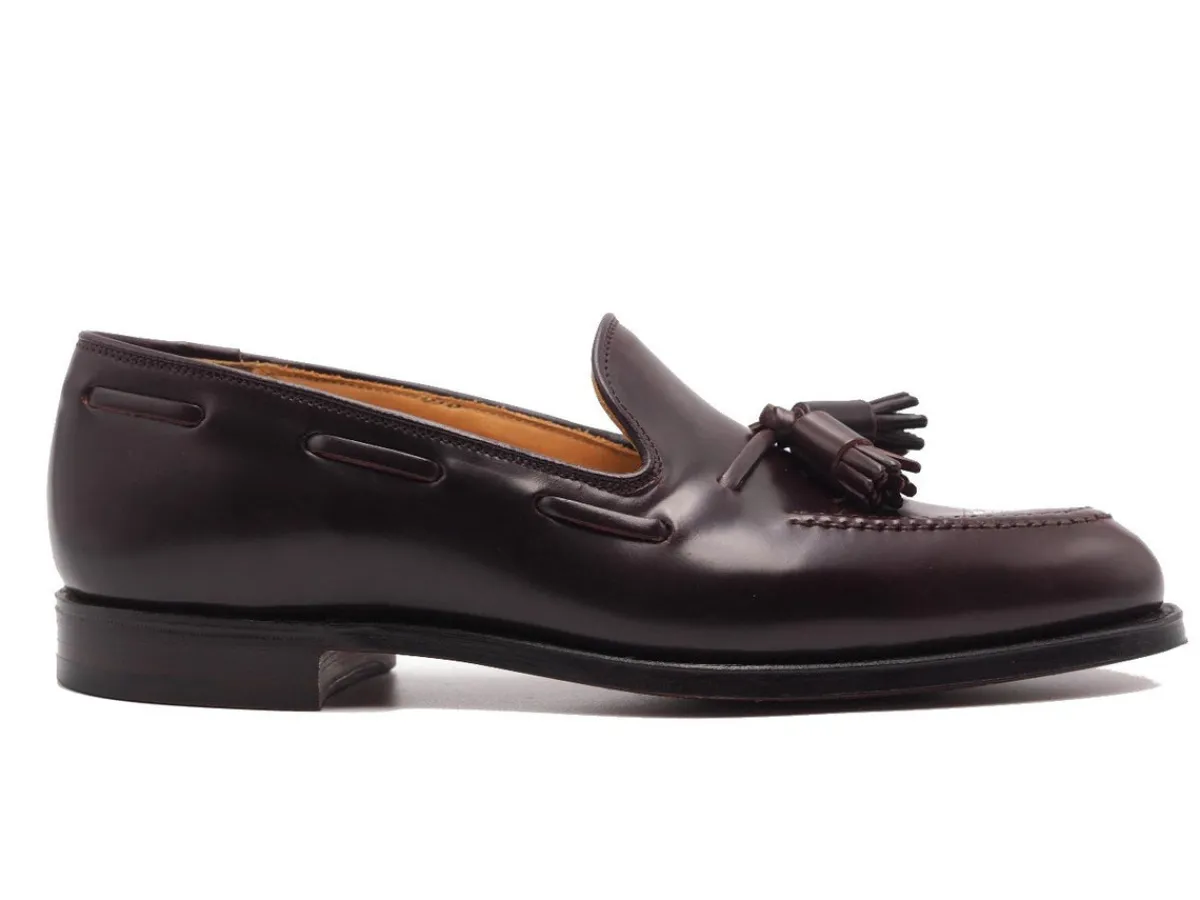 Tassel Loafers | Summer Shoes<Crockett & Jones Cavendish Burgundy Shell Cordovan
