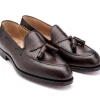 Summer Shoes | Tassel Loafers<Crockett & Jones Cavendish Dark Brown Burnished Calf