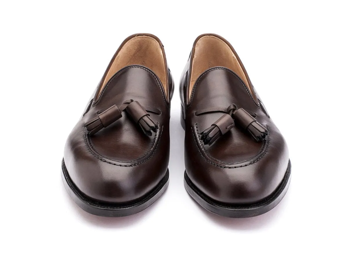 Summer Shoes | Tassel Loafers<Crockett & Jones Cavendish Dark Brown Burnished Calf