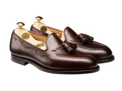 Tassel Loafers | Summer Shoes<Crockett & Jones Cavendish Dark Brown Pebble Grain [PRE-ORDER]