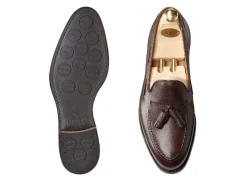 Tassel Loafers | Summer Shoes<Crockett & Jones Cavendish Dark Brown Pebble Grain [PRE-ORDER]