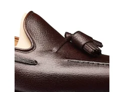 Tassel Loafers | Summer Shoes<Crockett & Jones Cavendish Dark Brown Pebble Grain [PRE-ORDER]